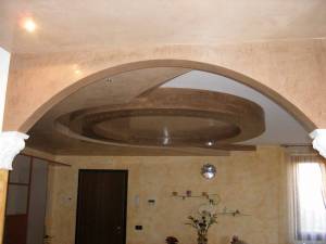 Opere in cartongesso e controsoffitti Archi in cartongesso